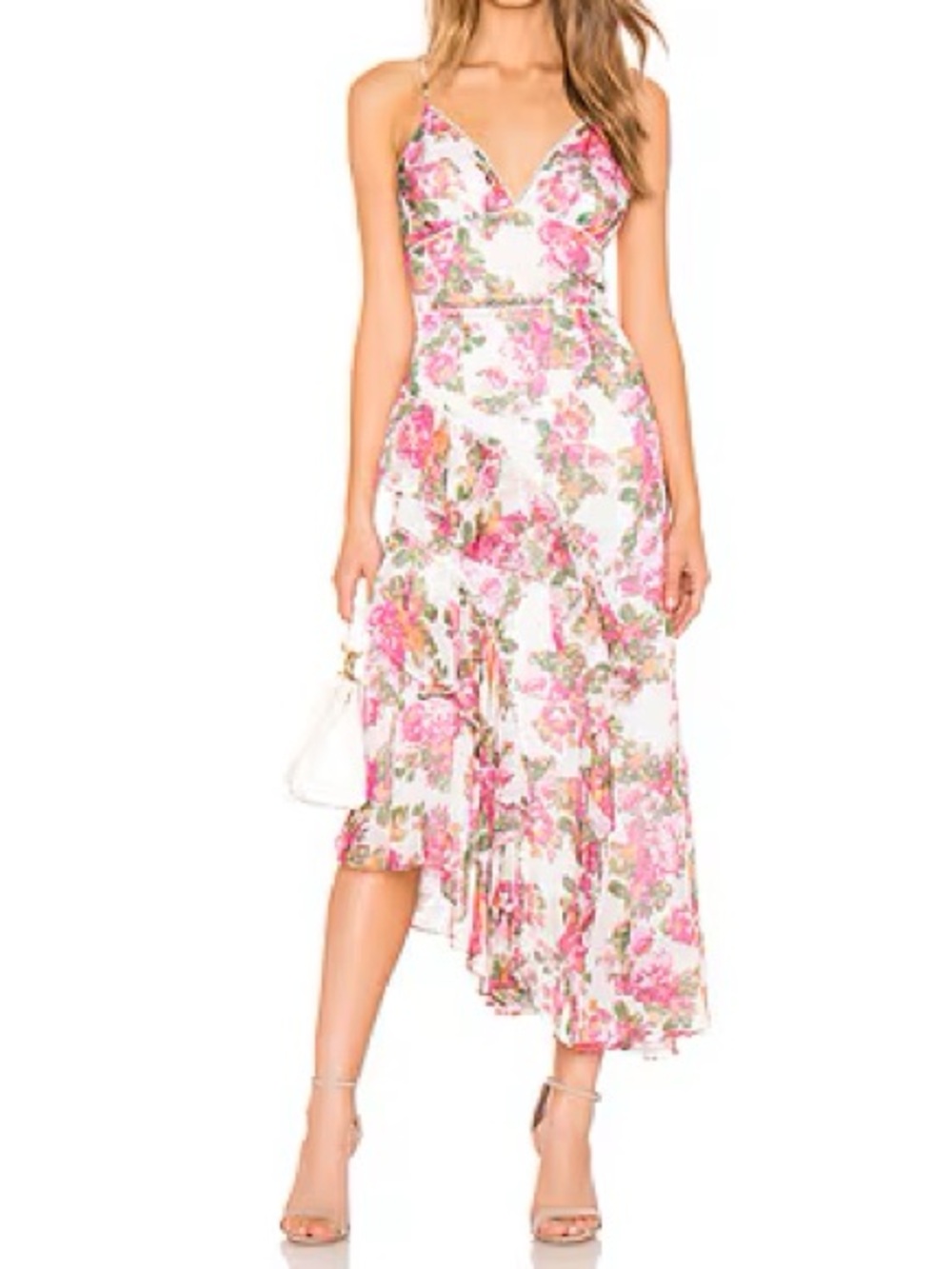 NWT Keepsake floral v neck dress, medium